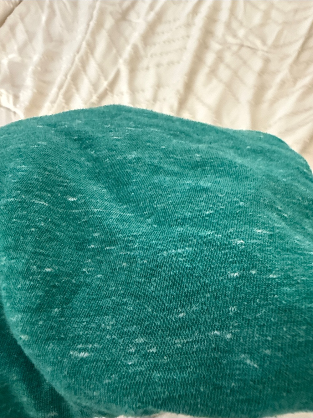 Kids Heathered Green and Grey Raglan Tee with Yellow Stripe Sleeves - Picture 4 of 4